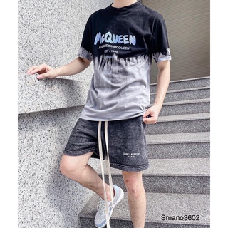 Áo phông loang MSqueen nam nữ cá tính