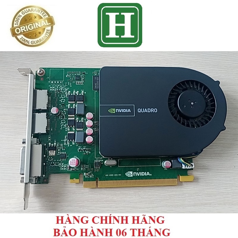 Card màn hình Nvidia Quadro 2000 1Gb GDDR5 128 bit, hàng tháo máy chính hãng bảo hành 6 tháng