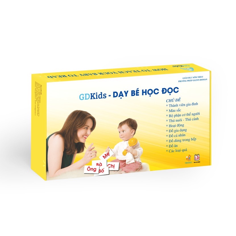 Flashcard GDkids Dạy Bé Học Đọc Phương Pháp Glenn Doman ( 300 Thẻ )