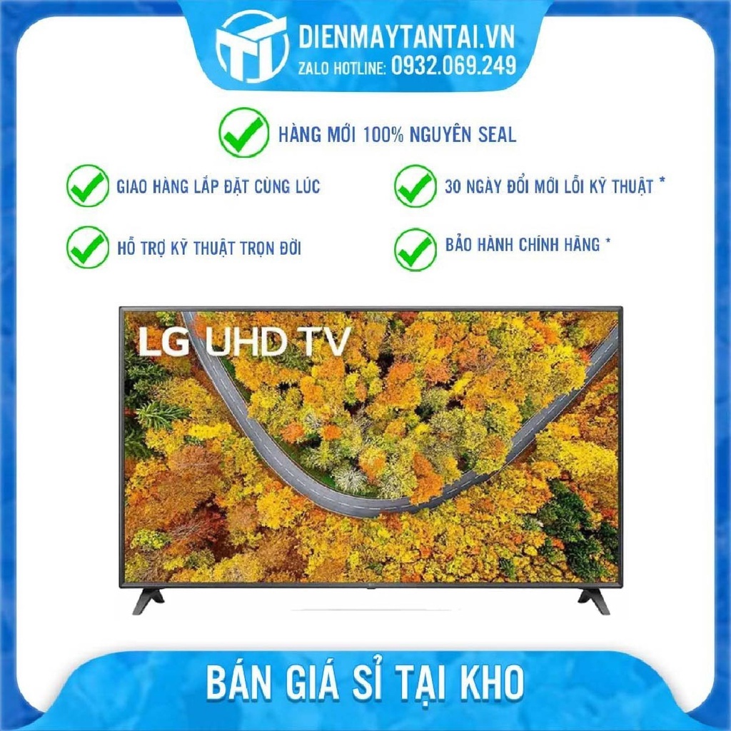 Smart Tivi LG 4K 43 inch 43UP7550PTC Mới 2021 Hệ điều hành webOS 6.0, Remote thông minh - giao hàng miễn phí HCM