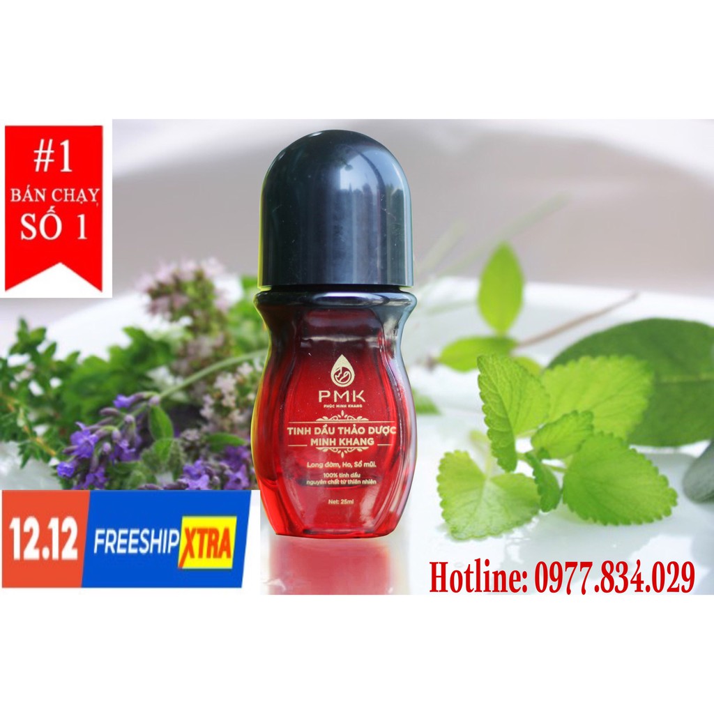 Tinh dầu long đờm, ho, sổ mũi Phúc Minh Khang uy tín - Hàng chính hãng công ty - Sản phẩm bôi ngoài da