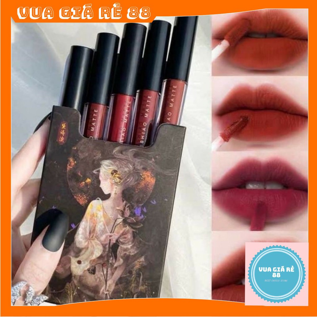SET 5 SON DAISHIAO MATTE❤️FREE SHIP❤️ SET 5 CÂY SON KEM LÌ HÀNG NỘI ĐỊA TRUNG | BigBuy360 - bigbuy360.vn