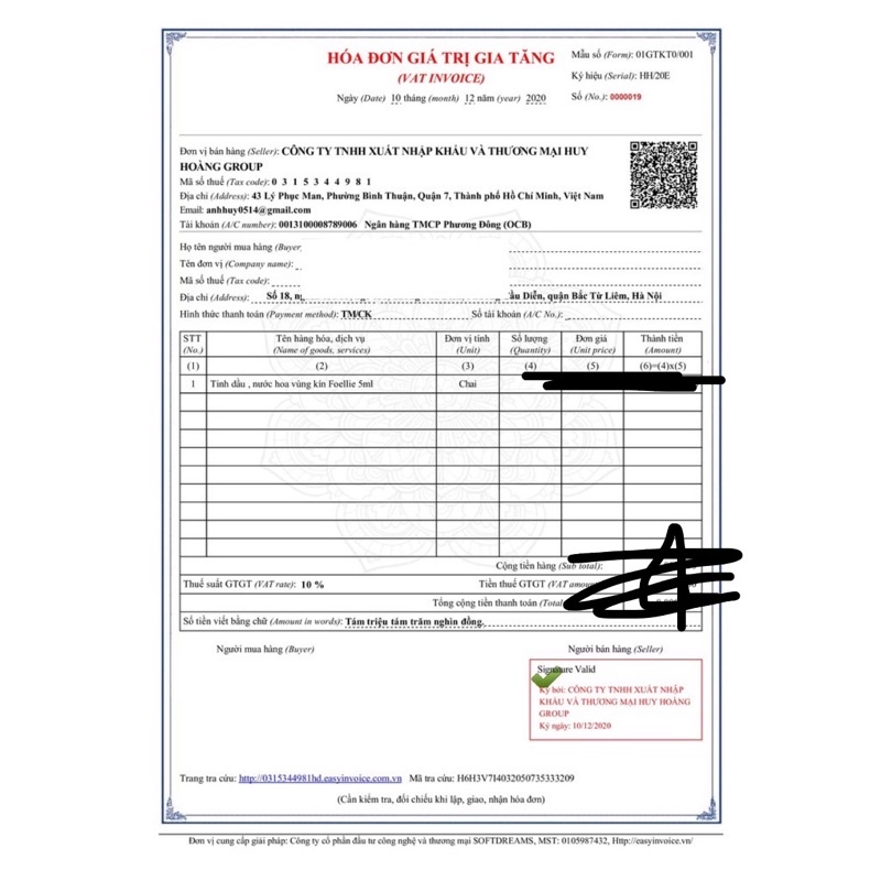 Nước hoa vùng kín Foellie hàng chính hãng