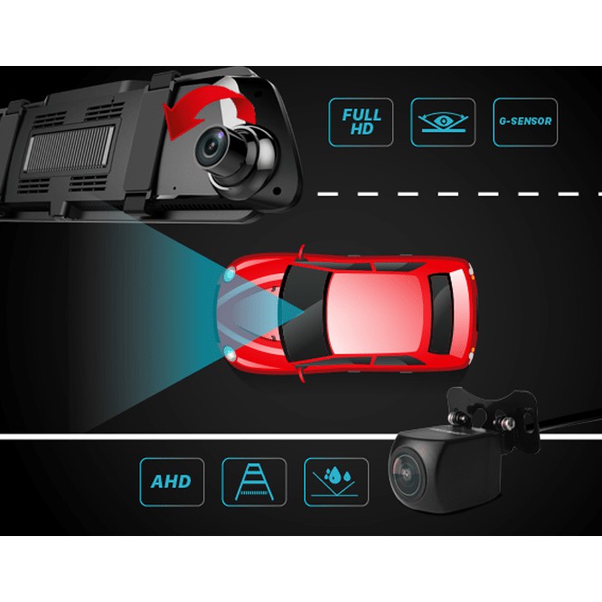 Camera hành trình VIETMAP iDVR P2 cho xe ô tô - Dẫn đường S1-Phát Wi - Tặng SIM Data - Bảo hành 12 tháng chính hãng