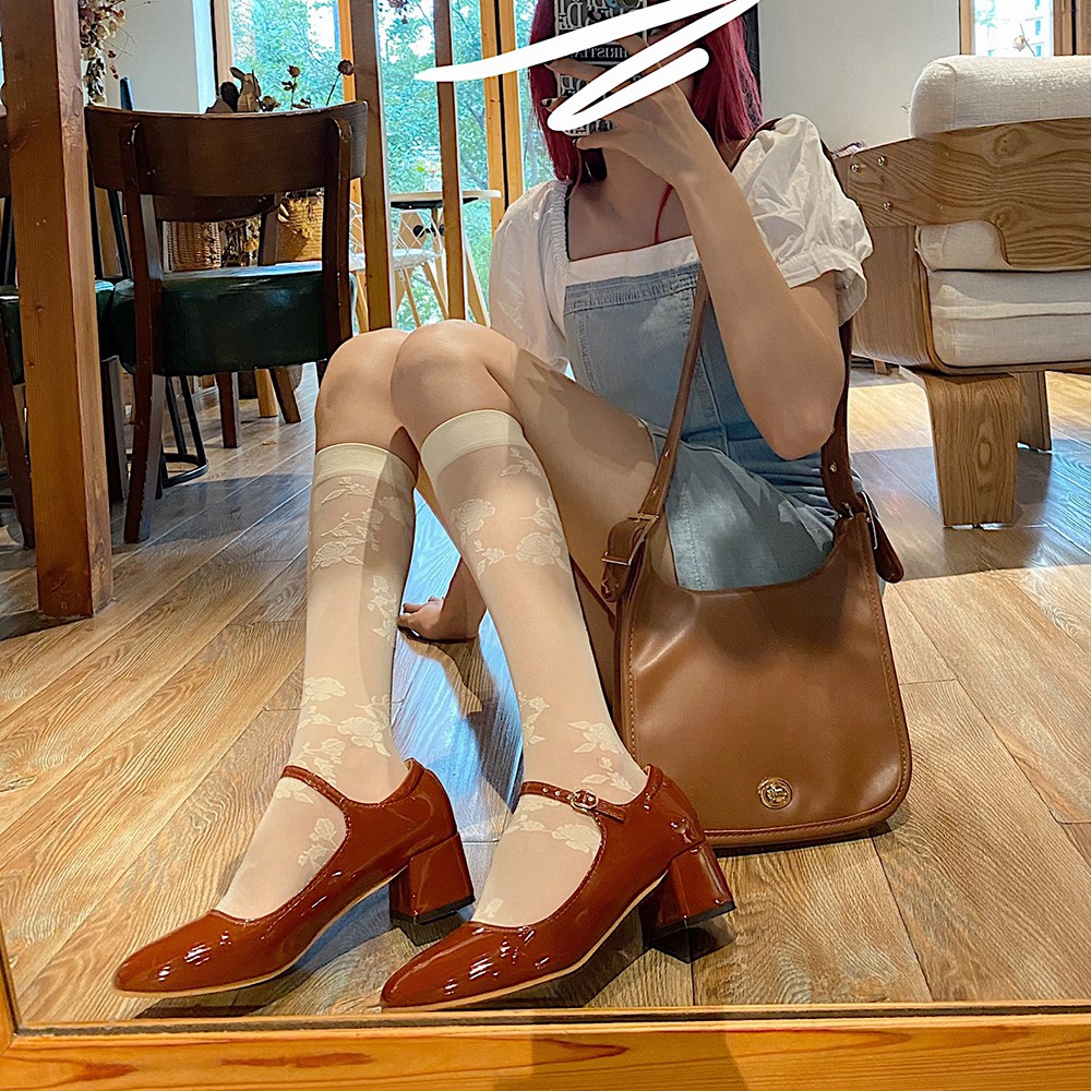 Giày Búp Bê Mũi Vuông Phối Khóa Thời Trang Mùa Thu 2020 | BigBuy360 - bigbuy360.vn