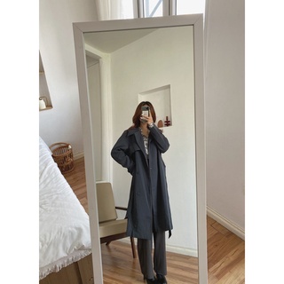 Áo trench coat dài mềm AK-8836