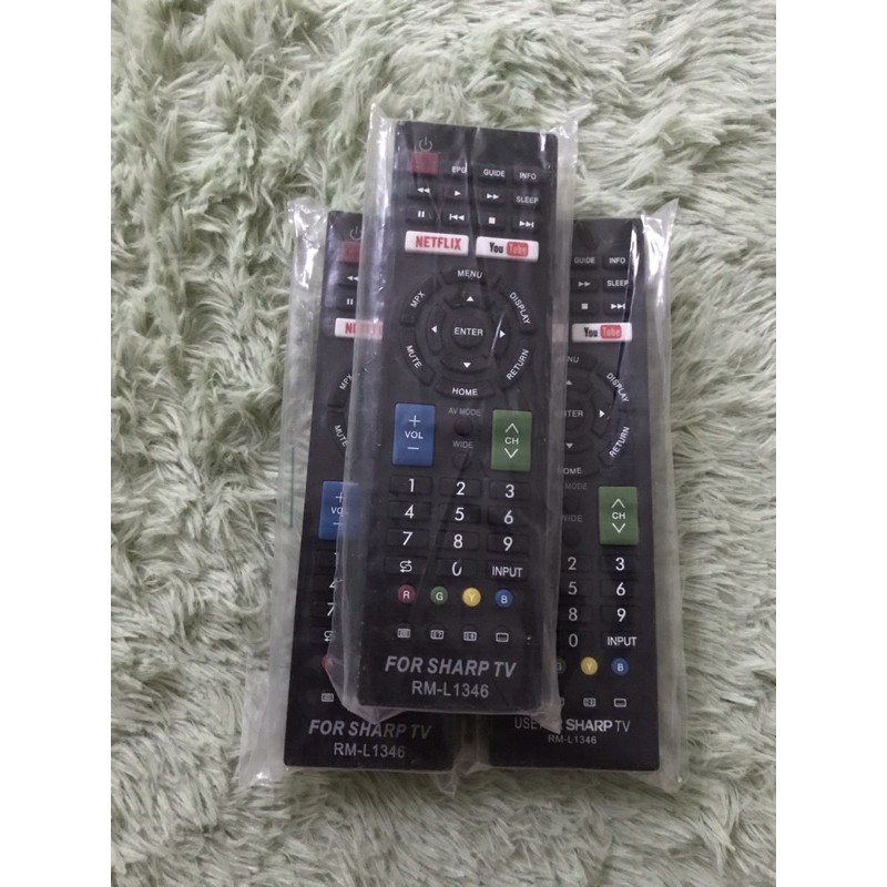 Remote Điều khiển tivi led Sharp Smart RM-L1346