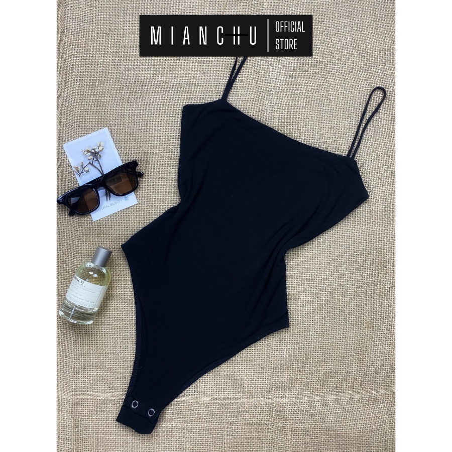 Áo thun hai dây bodysuit 2 lớp MIANCHU chất liệu thun dẻo,mềm,co giãn ôm sát người sexy mã BDS2L2D