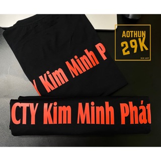 Dịch vụ in áo thun tên shop, tên công ty, tên hội nhóm clb, tên couple