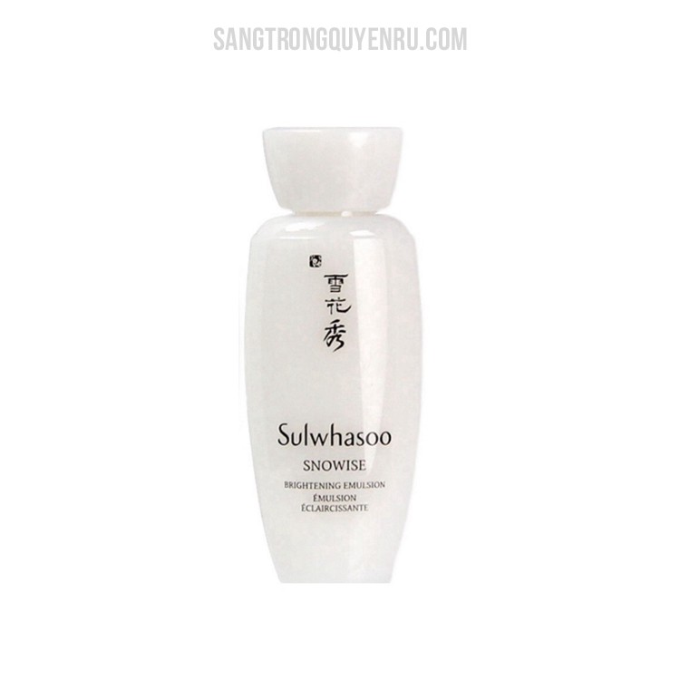 Sữa dưỡng Trắng chiết xuất bạch sâm Sulwhasoo Snowise Brightening Emulsion lọ 15ml mini