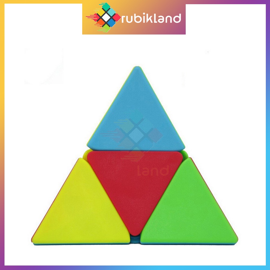 Rubik Tam Giác QiYi Pyramorphix Stickerless Đồ Chơi Trí Tuệ Trẻ Em