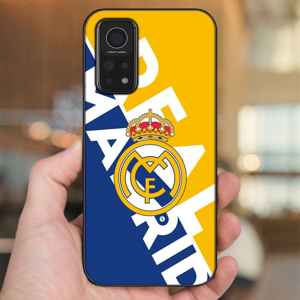 Ốp lưng Xiaomi Mi 10T Pro 5G viền đen in hình Real Madrid