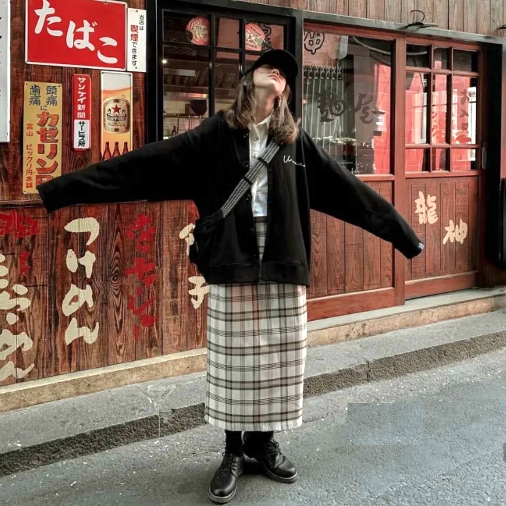 Áo Khoác Cardigan Uncover PEONYB Unisex [FREESHIP] Sweater form rộng tay bồng, jacket nỉ mỏng cá tính nam nữ Ulzzang