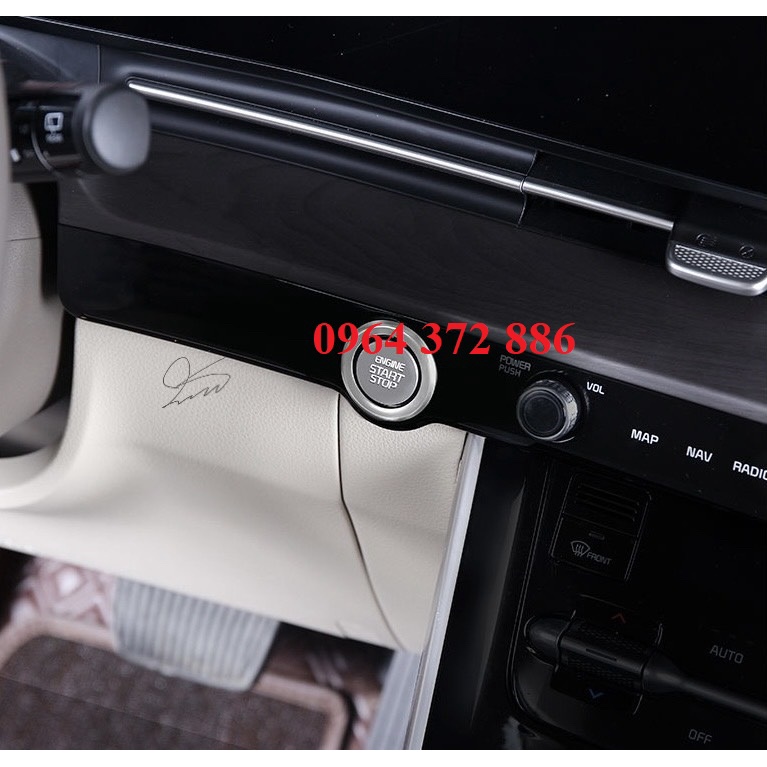 Bộ ốp nút điều khiển trong xe KIA Carnival 2021 - 2022 Full bộ 28 chi tiết nút nhôm mờ hàng xịn, start stop, ốp nội thất