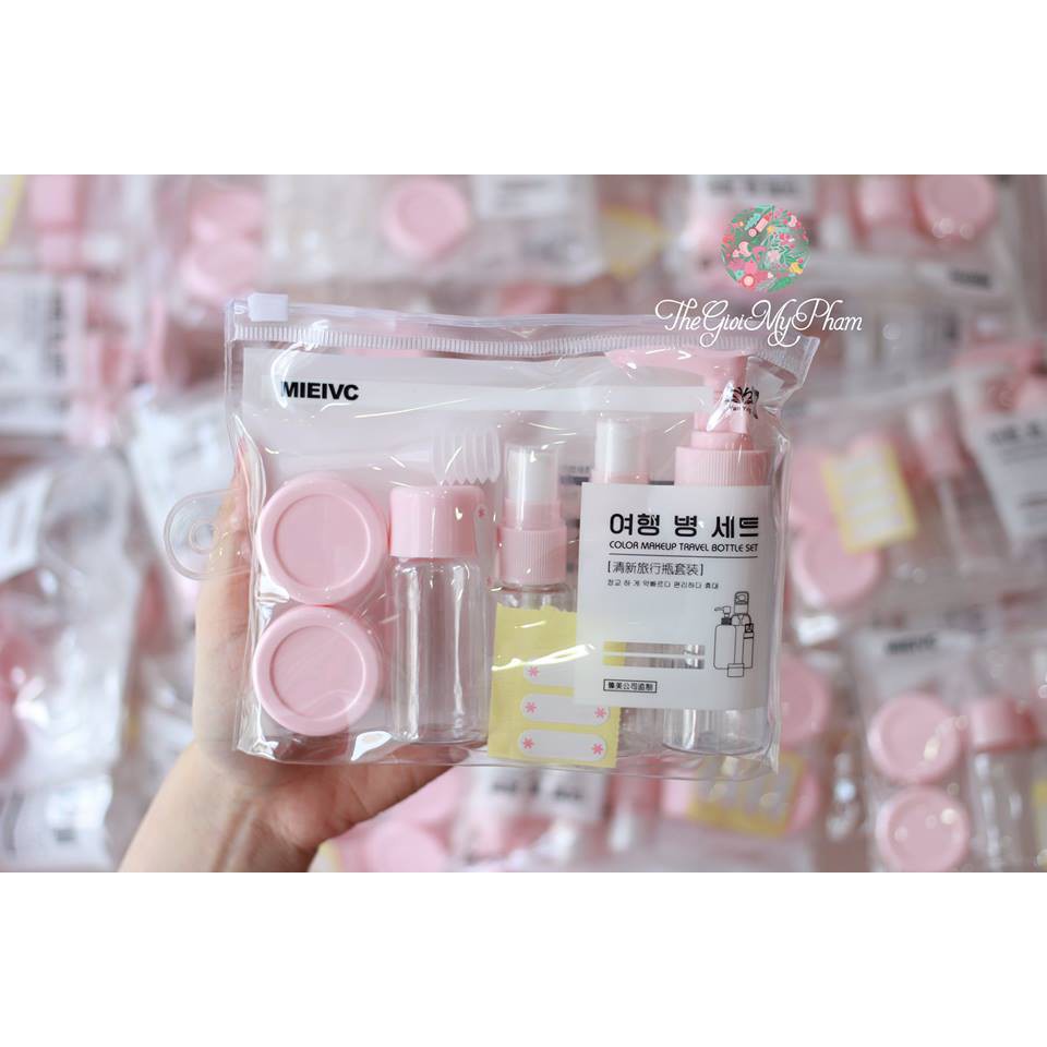 Bộ chiết mỹ phẩm loại đẹp ANVISHOP - Bộ chiết mỹ phẩm du lịch 7 món