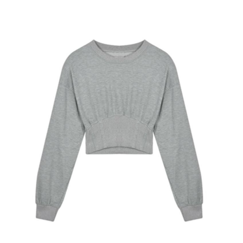 COZOK Áo len tay dài dáng rộng phong cách Hàn Quốc dễ phối đồ