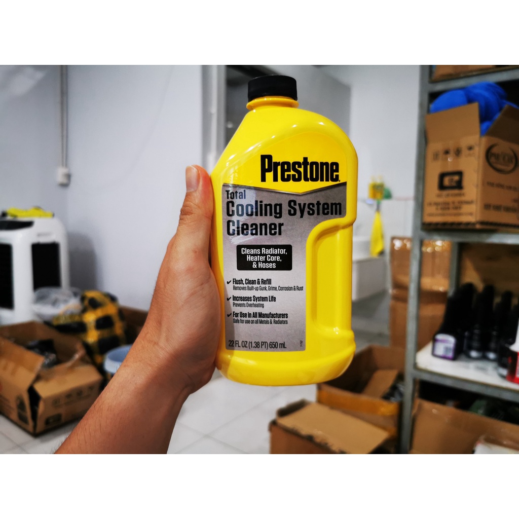 Dung Dịch Vệ Sinh Làm Sạch Két Nước Xe Prestone Radiator Flush Cleaner 650ml