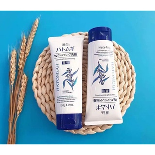 Sữa rửa mặt ý dĩ Hatomugi Naturie The W Cleansing Foam Nhật Bản 130g