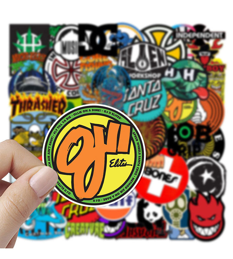 ❉ Classical Mixed Fashion Brand Logo Series 01 Graffiti Stickers ❉ 50Pcs/Set DIY Fashion Waterproof Luggage Laptop Skateboard Doodle Decals Stickers