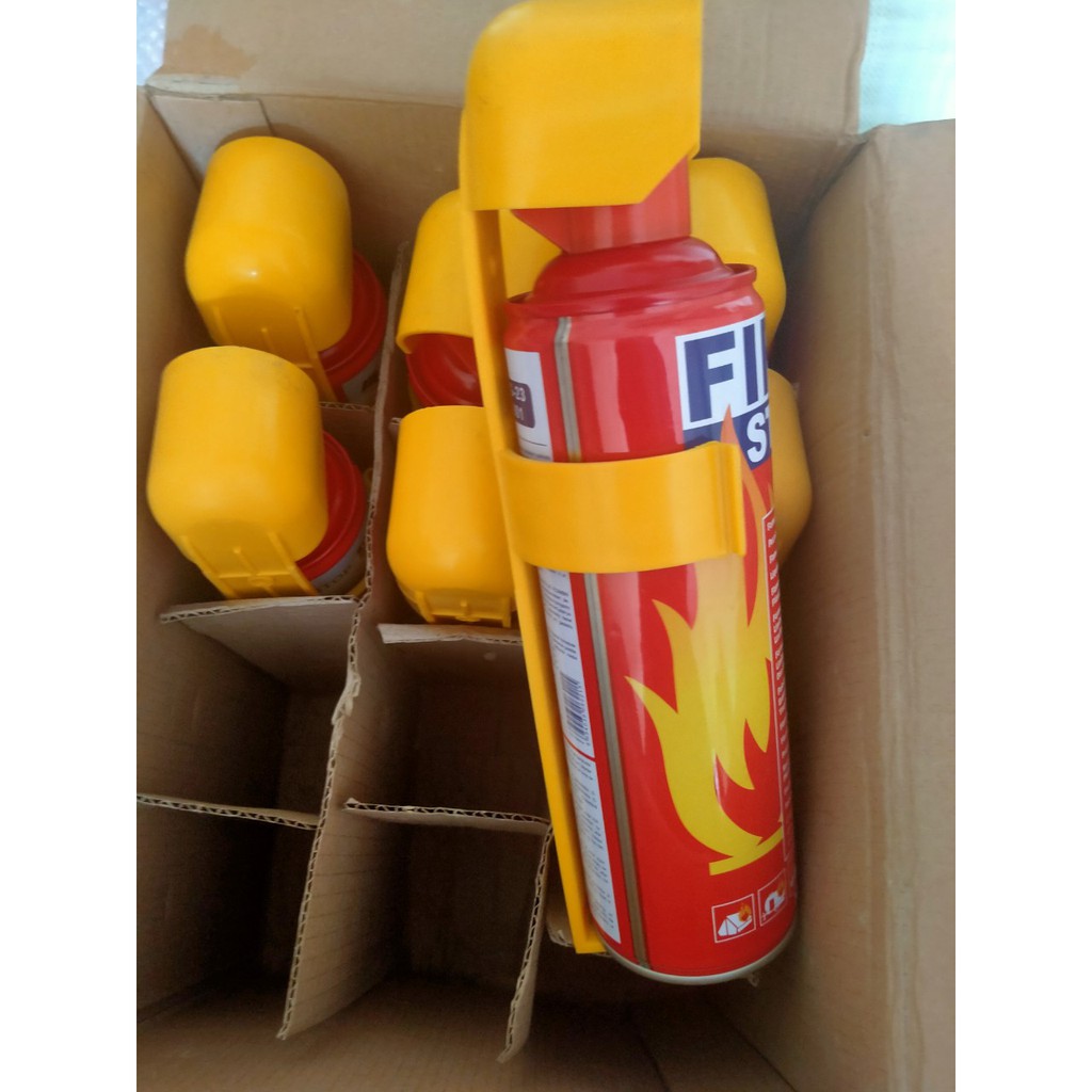 Bình chữa cháy cứu hỏa ô tô Mini FireStop 500ml HSD: 2032