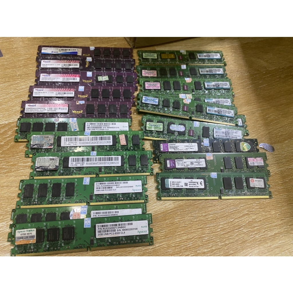 RAM DDR2 - 2G bus 800  -BH 12 tháng ( fullbox )