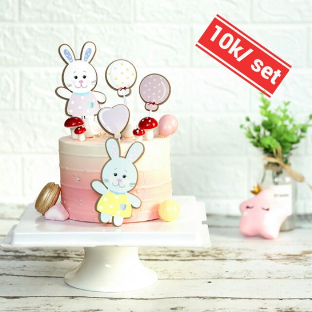 5 Set cắm 2 con thỏ-Q3702