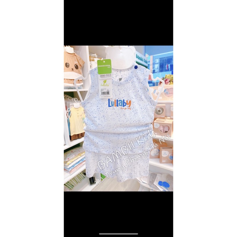 [LULLABY] Bộ sát nách Nuke Cotton bé trai NH632P