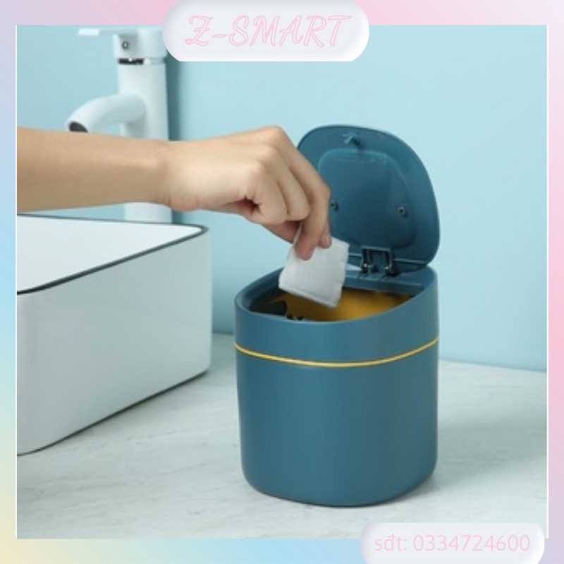 Thùng Rác Mini Để Bàn TIện Lợi - Sọt Rác Bằng Nhựa Cao Cấp