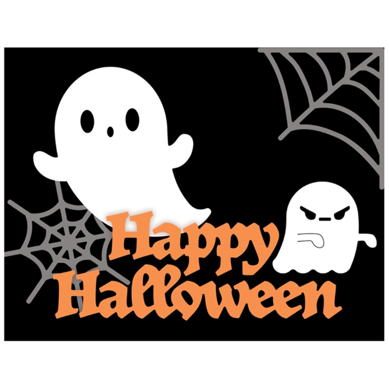 Khuôn Cắt Giấy Kim Loại Họa Tiết Happy Halloween