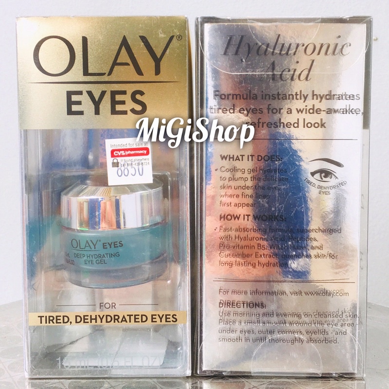 [Hàng Mỹ] Kem Mắt Dưỡng Ẩm Chống Lão Hoá Olay Eyes Deep Hydrating Eye Gel 15ml