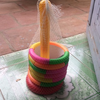 cột ném vòng nhựa cho bé