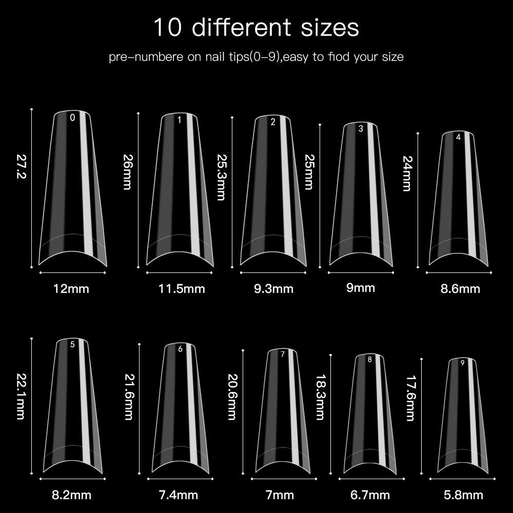 Móng Tay Giả Siêu Mỏng Che Phủ Nửa Móng Tay Tiện Dụng