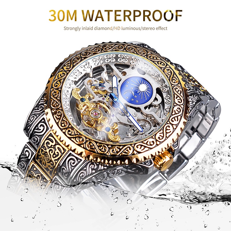 Đồng Hồ Cơ Tự Động Forsining Thời Trang Cho Nam