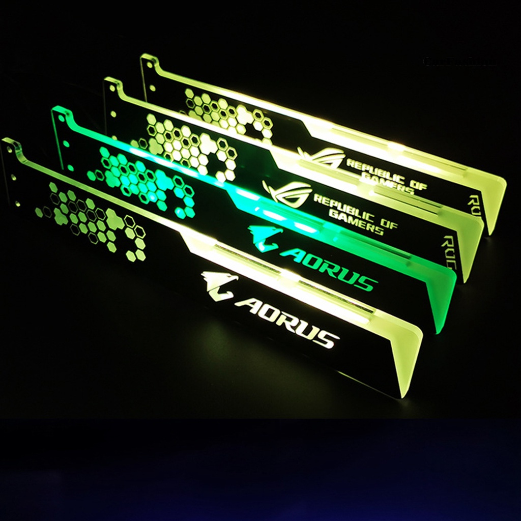 BKP* Graphics Card Bracket Luminous Strong Structure RGB 12-color LED GPU Support for Computer | BigBuy360 - bigbuy360.vn