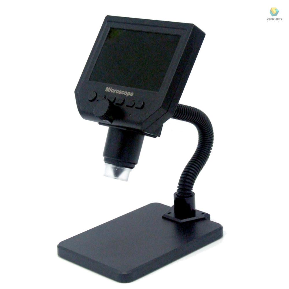 Kính Hiển Vi LCD Kỹ Thuật Số Độ Sáng Cao Có 8 Đèn Led Và Pin Lithium G600