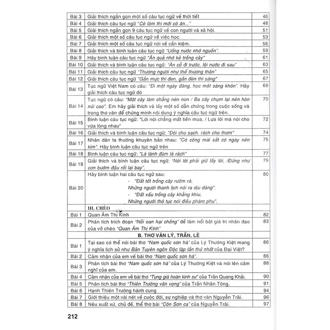 Sách Bình Giảng Thơ Văn Lớp 7