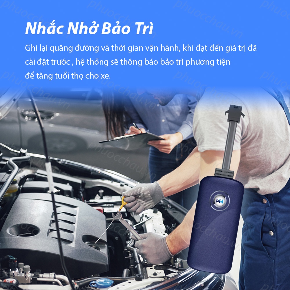 Định Vị Xe Máy, Thiết Bị Định Vị Ô Tô Wanway G19 Chất Lượng Cao, Chính Xác, Chống Nước IP67,Phần Mềm Giám Sát Tiếng Việt