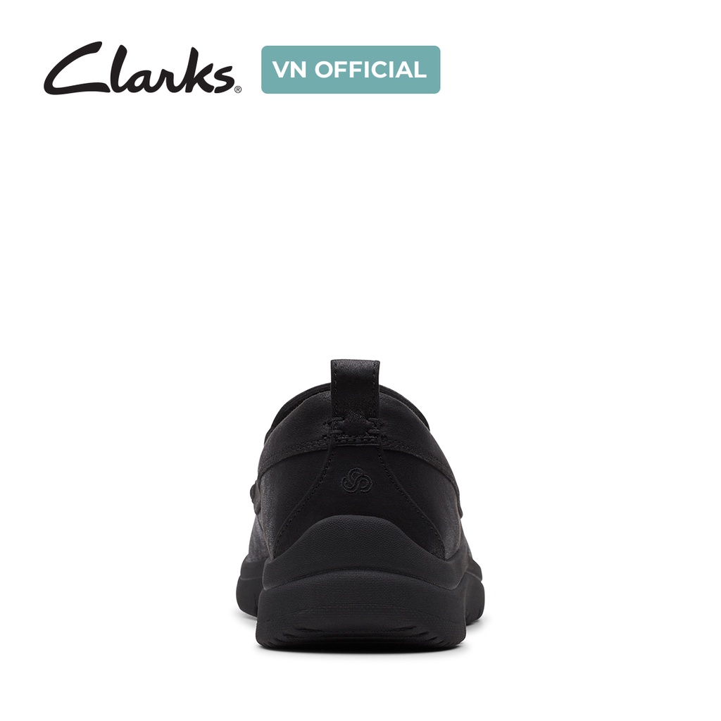 Giày Sục Nam CLARKS Tunsil Way Màu Đen