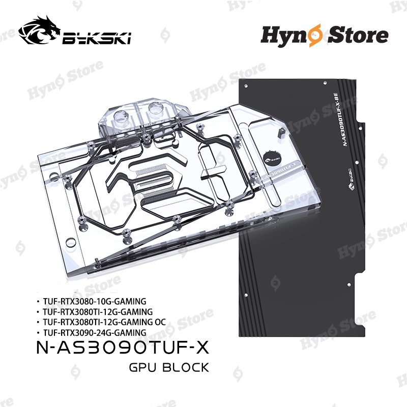 Block VGA Bykski N-AS3090TUF-X ARGB Tản nhiệt nước custom - Hyno store