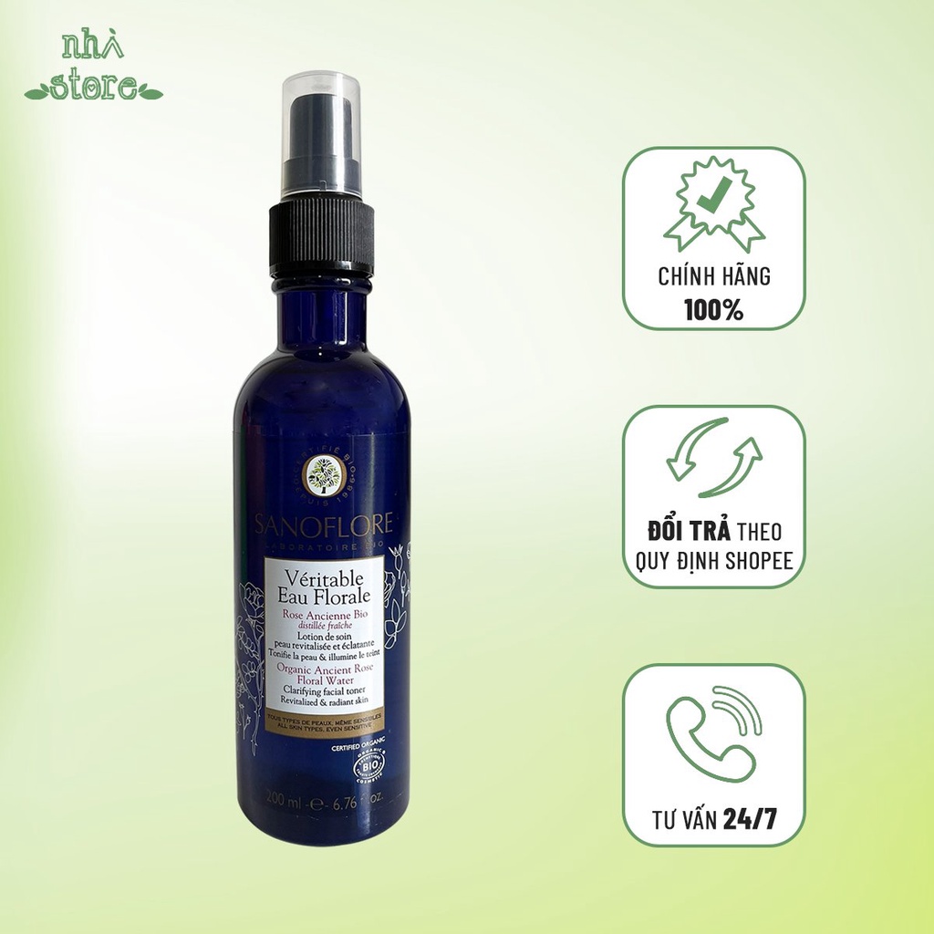 Nước hoa hồng Sanoflore 200ml