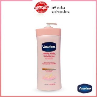 Sữa dưỡng thể vaseline healthy white uv lightening cấp ẩm sáng da - 725ml