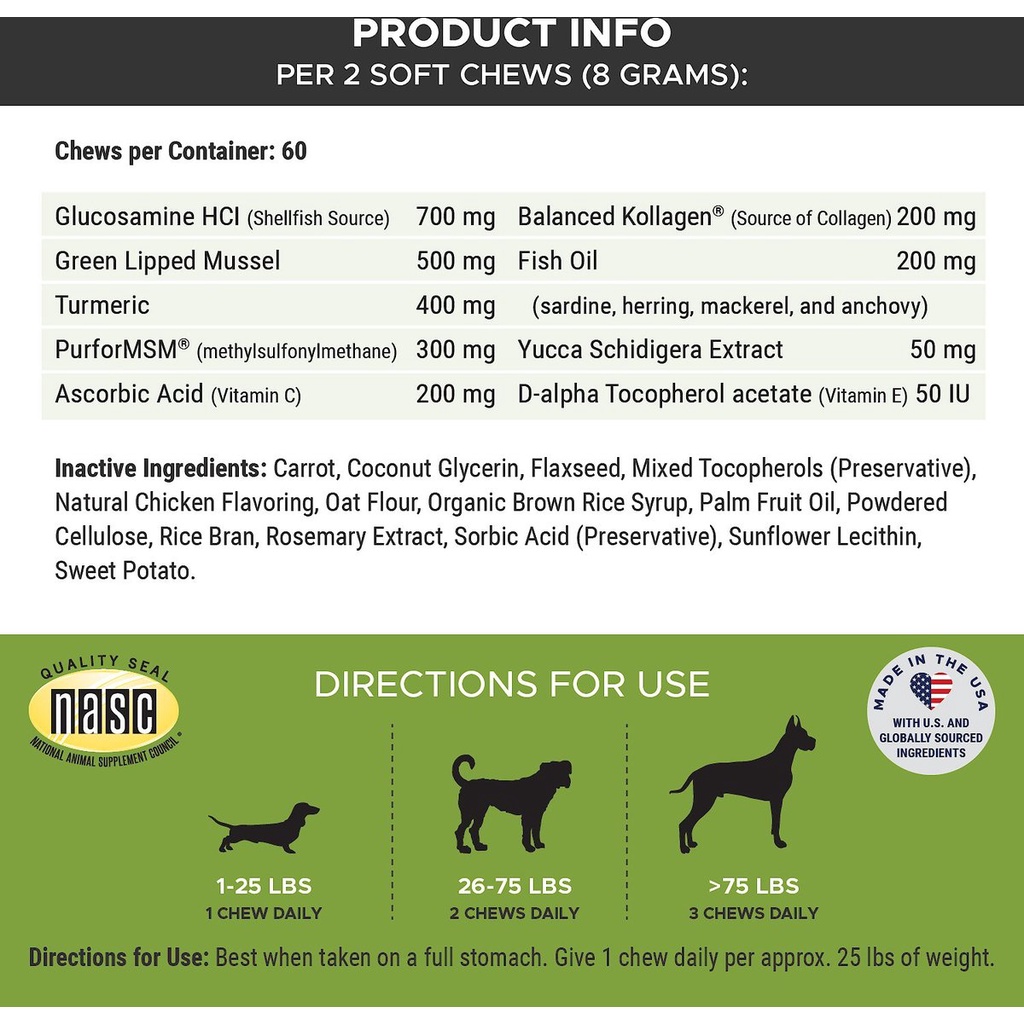 Viên Bổ Hổ Trợ Sụn Khớp Hông Cho Chó Pet Honesty Pure Mobility Cải Thiện Chứng Loạn Sản Viêm Khớp Hạ Bàn