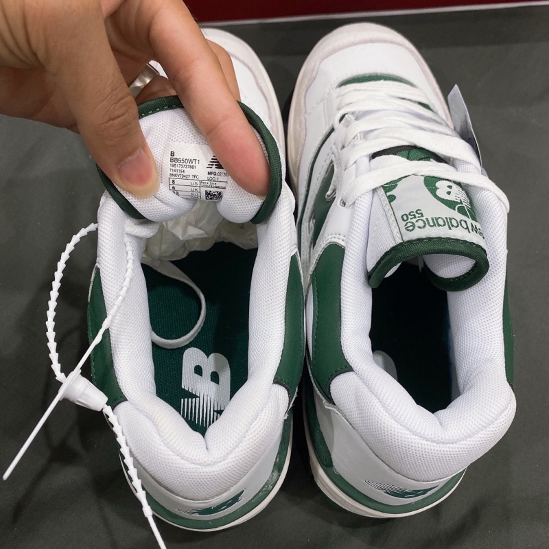 GIÀY N.B 550 NEW BA.LA.NCE 550 WHITE GREEN DA LỘN CAO CẤP 1:1 [ FULL BOX + FREE SHIP] | BigBuy360 - bigbuy360.vn