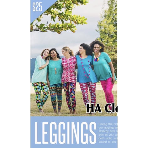 Quần Legging Hoạ Tiết Lularoe Xuất Mỹ