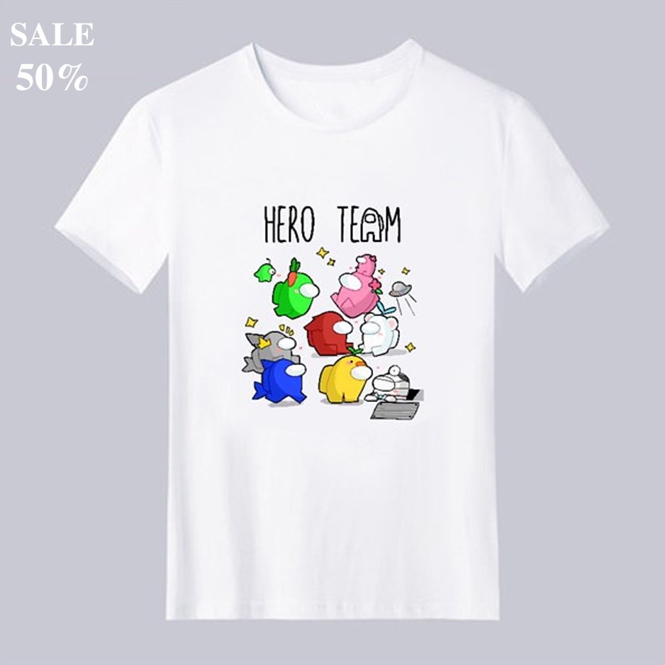 Áo Hero Team - BST Áo thun in hình Hero Team V2 - V3 - AMongs - Linh vật cực chất - món quà cực HOT đến các fan | BigBuy360 - bigbuy360.vn