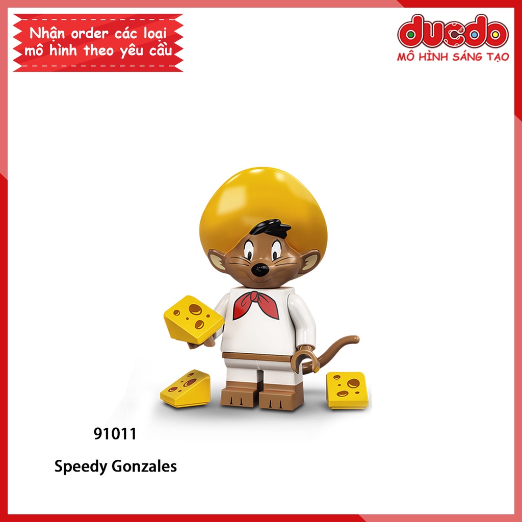 Minifigures các nhân vật hoạt hình Looney Tunes - Đồ chơi Lắp ghép Xếp hình Mini Mô hình 91007-91012