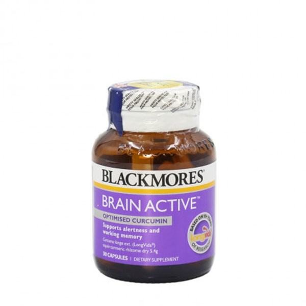 Viên Uống Bổ Não Giảm Stress, Tăng Cường Trí Nhớ Blackmores Brain Active (30 Viên)