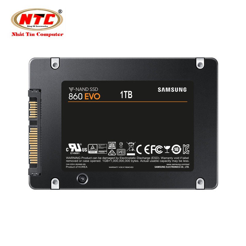 Ổ cứng SSD Samsung 860 Evo 1TB 2.5Inch SATA IIIbox Anh