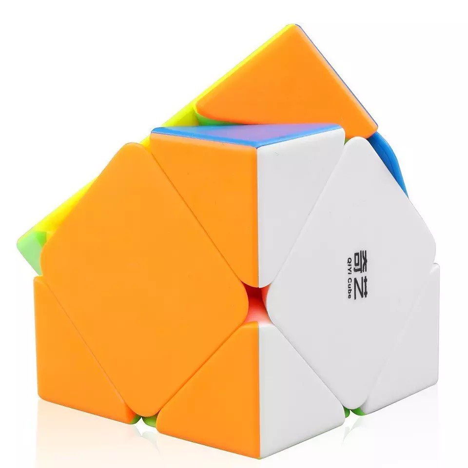 Rubik Qiyi QiCheng Skewb Stickerless tốc độ, khối xếp hình đồ chơi trẻ em QSS