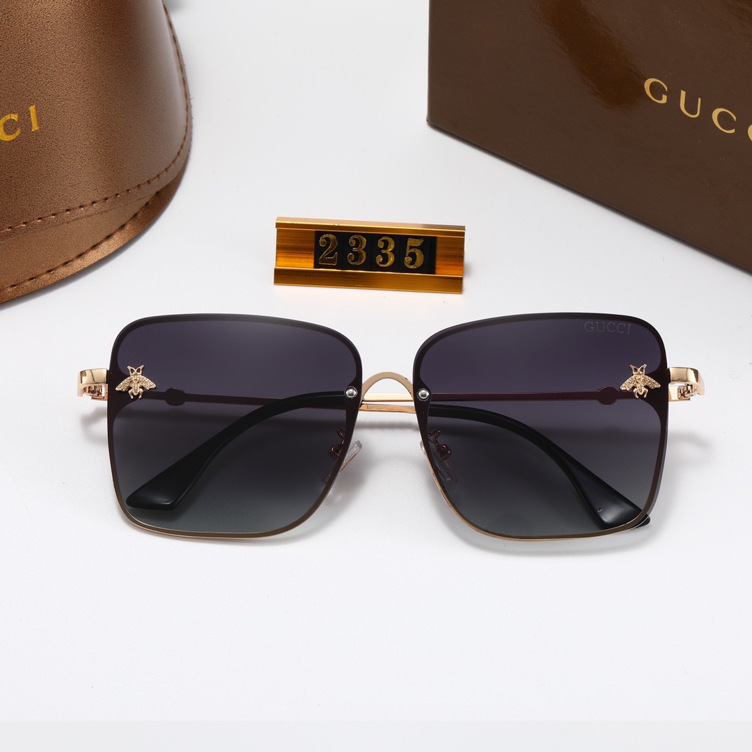 Gucci Kính râm 2021 kính chống tia UV phân cực mới của nam và nữ